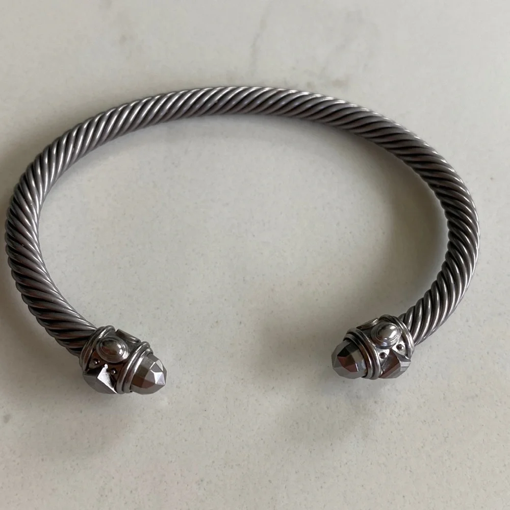 David yurman aluminum bracelet gray - Picture 1 of 6